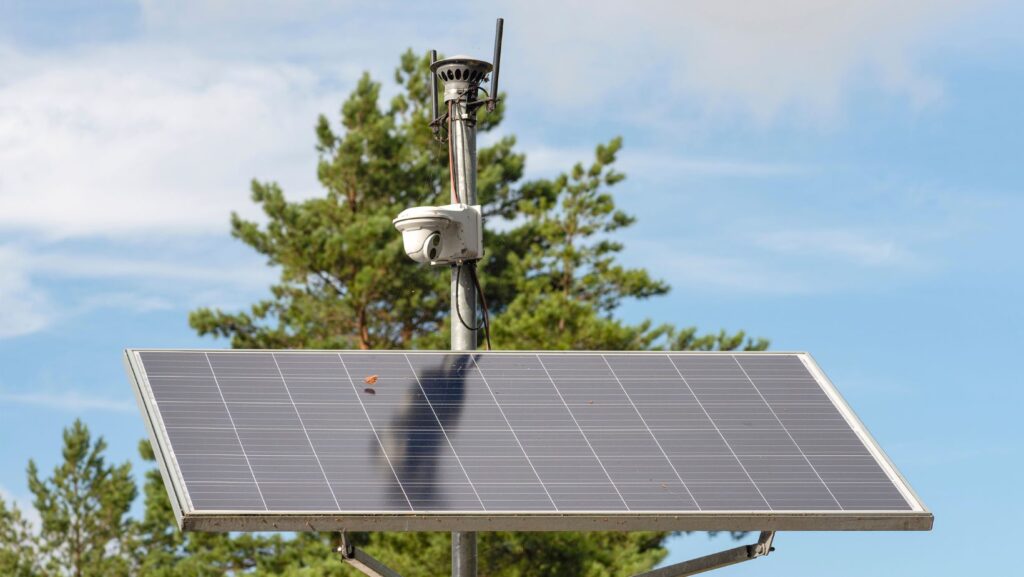 What Is a Solar Camera Tower